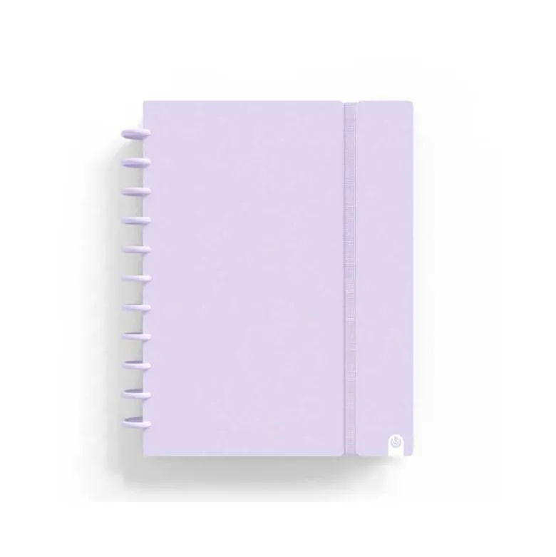 CUADERNO INGENIOX FOAM A4 80H RAYADO HORIZONTAL MALVA PASTEL