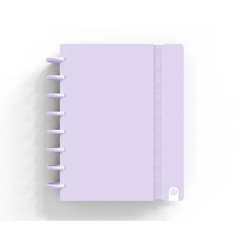 CUADERNO INGENIOX FOAM A5 80H RAYADO HORIZONTAL MALVA PASTEL