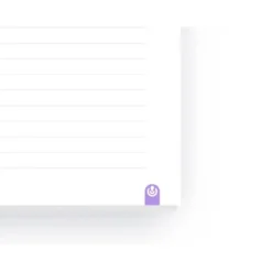 CUADERNO INGENIOX FOAM A5 80H RAYADO HORIZONTAL VIOLETA