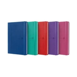 CUADERNO OXFORD COSIDA TAPA EXTRADURA DIN A5 80 HOJAS LISO COLORES VIVOS SURTIDOS