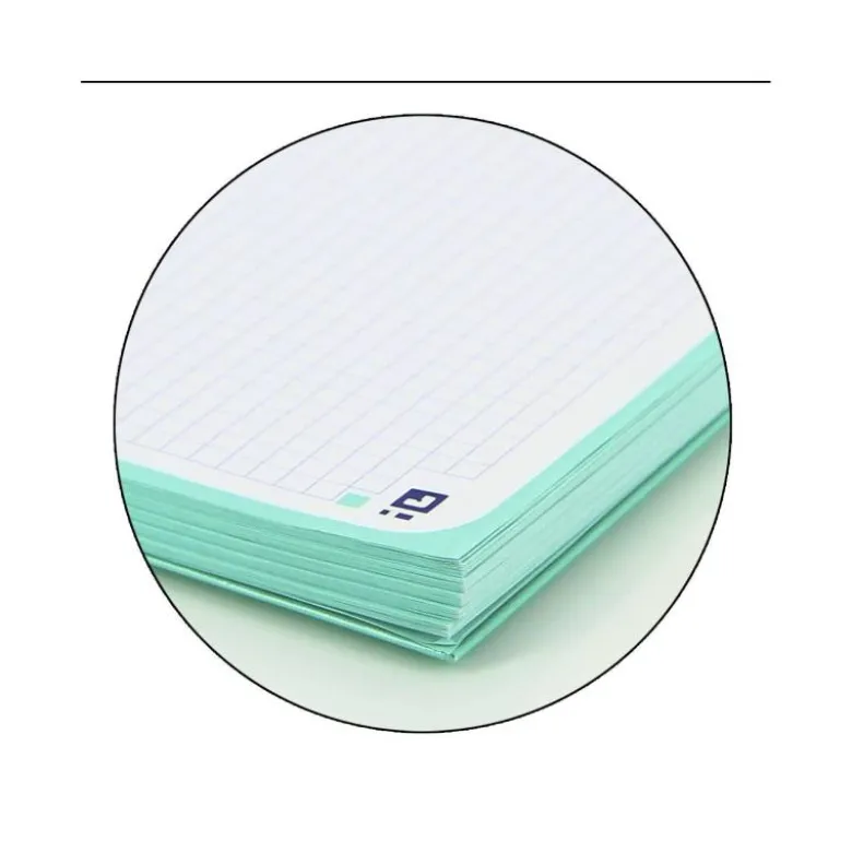 Cuaderno Oxford DIN A4 Menta Hielo Tapa Extradura 80 hojas Cuadrícula 5 mm