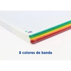 Cuaderno Oxford Ebook 8 A4+ Negro y Turquesa 160 hojas Tapa Plastico Cuadricula 5 mm