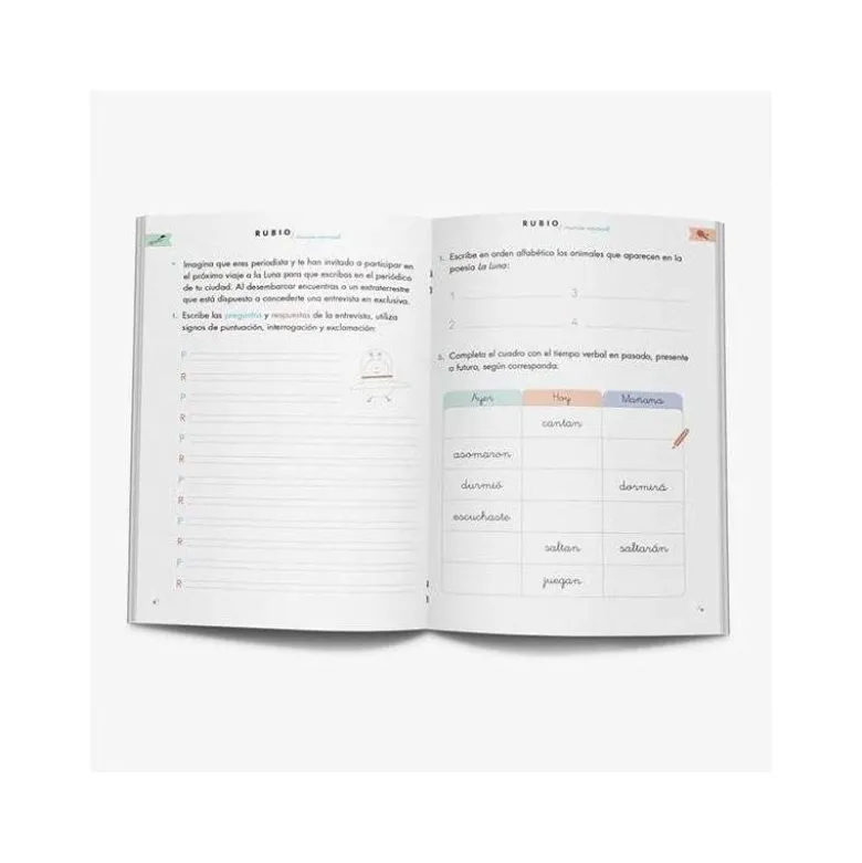 CUADERNO RUBIO COMPETENCIA LECTORA 2 MUNDO ESPACIAL