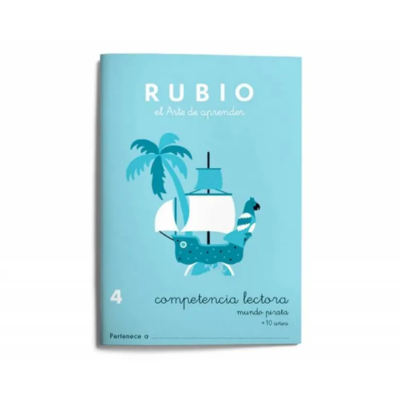CUADERNO RUBIO COMPETENCIA LECTORA 4 MUNDO PIRATA