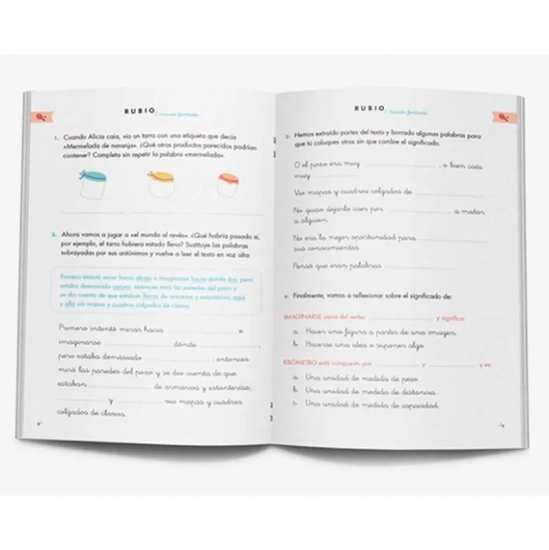 CUADERNO RUBIO COMPETENCIA LECTORA 5 MUNDO FANTASIA