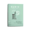 Cuaderno Rubio Escritura nº 8 Escritura con minúsculas, dibujos, números, grecas con letra continua