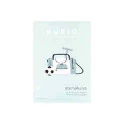 Cuaderno Rubio Escritura nº 9 Escritura para mejorar la letra y la ortografía con letra continua