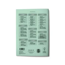Cuaderno Rubio Escritura nº 9 Escritura para mejorar la letra y la ortografía con letra continua