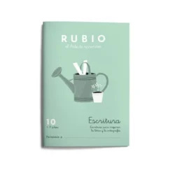 Cuaderno Rubio Escritura nº 10 Escritura para mejorar la letra y la ortografía con letra continua