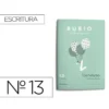 Cuaderno Rubio Escritura nº 13 Escritura inclinada con letra continua