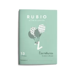 Cuaderno Rubio Escritura nº 13 Escritura inclinada con letra continua