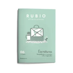 Cuaderno Rubio Escritura nº 06 Recapitulación e iniciación a las mayúsculas