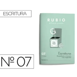 Cuaderno Rubio Escritura nº 07 Recapitulación e iniciación a las mayúsculas