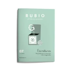 Cuaderno Rubio Escritura nº 07 Recapitulación e iniciación a las mayúsculas