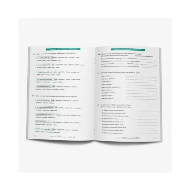 Cuaderno Rubio Lenguaje 1 Estimulación Cognitiva