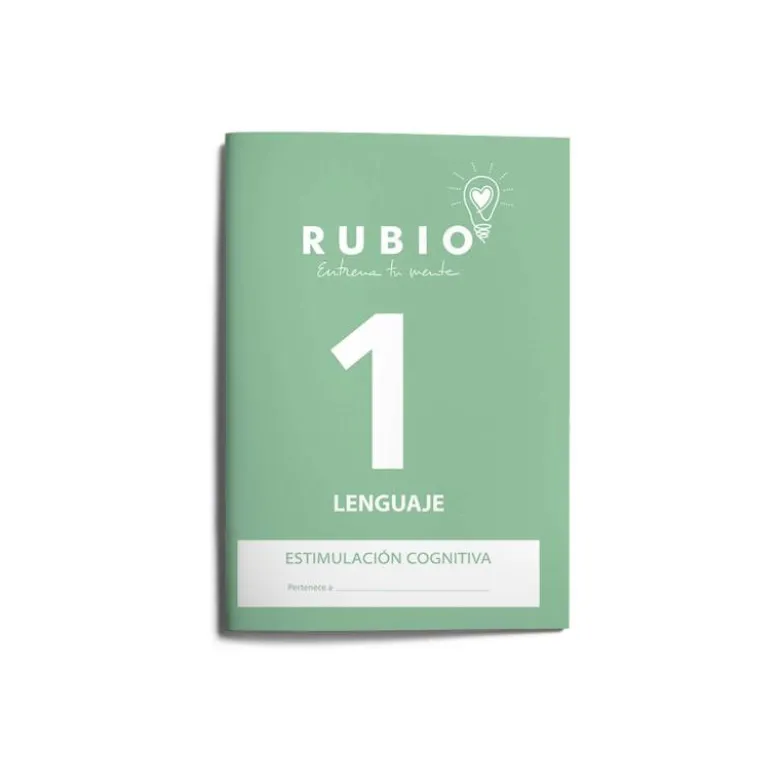 Cuaderno Rubio Lenguaje 1 Estimulación Cognitiva