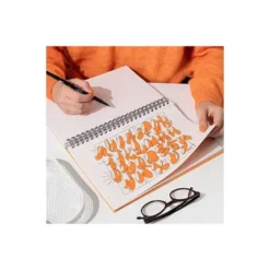 CUADERNO RUBIO LETTERING CALIGRAFIA PRACTICA CURIOOS PASO A PASO ENCUADERNACION ESPIRAL TAPA DURA 212 PAGINAS