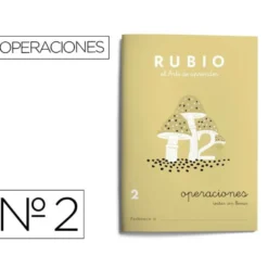 Cuaderno Rubio Operaciones nº 2 Restar sin llevar