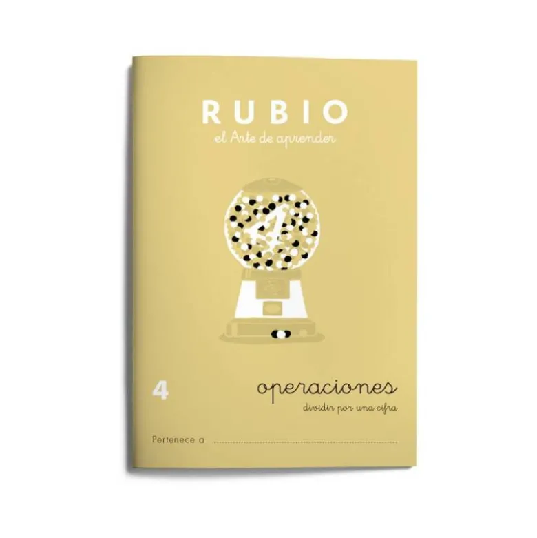 Cuaderno Rubio Operaciones nº 4 Dividir por una cifra
