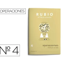 Cuaderno Rubio Operaciones nº 4 Dividir por una cifra