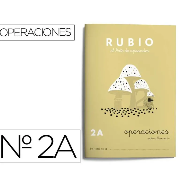 Cuaderno Rubio Operaciones nº 2A Restar llevando