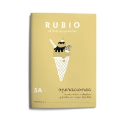Cuaderno Rubio Operaciones nº 5 A Sumar, restar, multiplicar y dividir con mayor dificultad