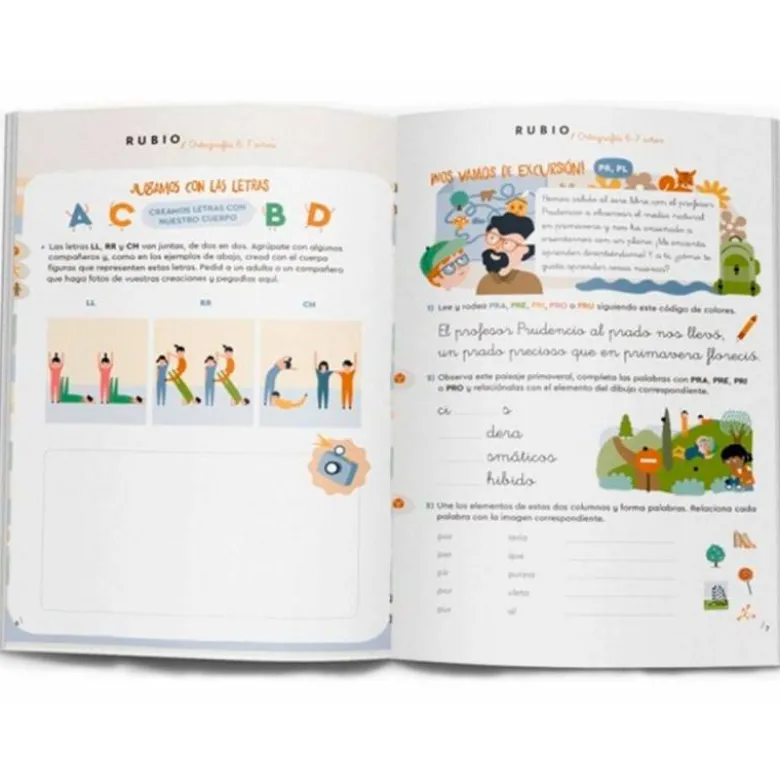 CUADERNO RUBIO ORTOGRAFIA 6-7 AÑOS PARA SABER MAS