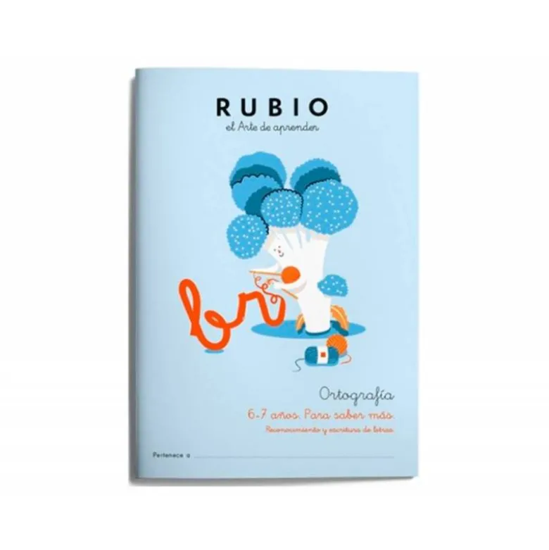 CUADERNO RUBIO ORTOGRAFIA 6-7 AÑOS PARA SABER MAS