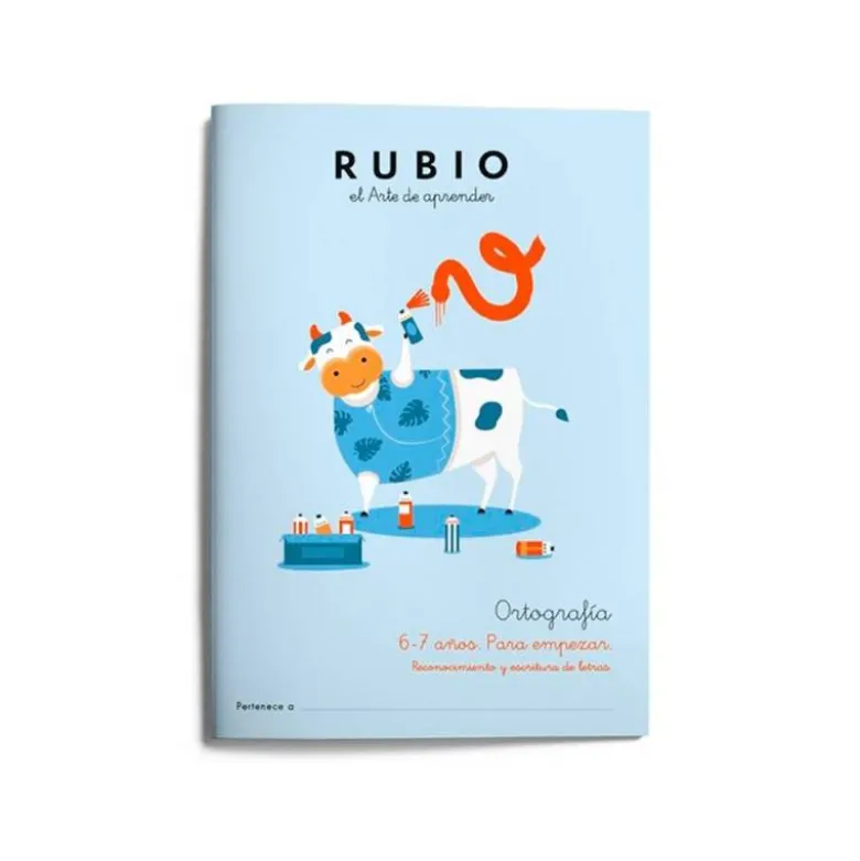 CUADERNO RUBIO ORTOGRAFIA NIÑOS 6-7 AÑOS PARA EMPEZAR