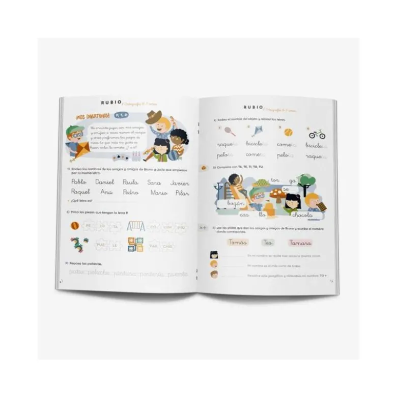 CUADERNO RUBIO ORTOGRAFIA NIÑOS 6-7 AÑOS PARA EMPEZAR