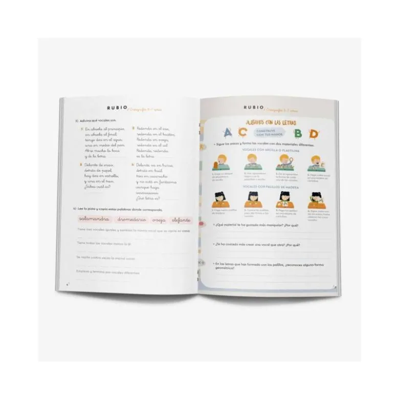 CUADERNO RUBIO ORTOGRAFIA NIÑOS 6-7 AÑOS PARA EMPEZAR