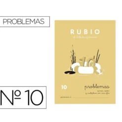 Cuaderno Rubio Problemas nº 10 Sumar, restar y multiplicar por una cifra