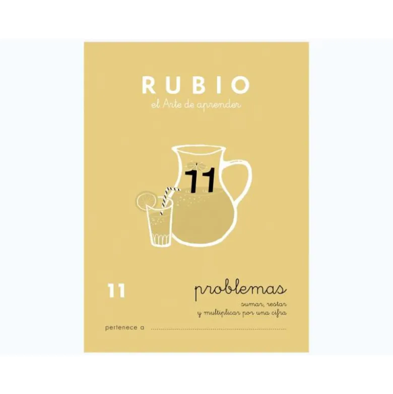 Cuaderno Rubio Problemas nº 11 Sumar, restar y multiplicar por una cifra