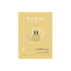 Cuaderno Rubio Problemas nº 11 Sumar, restar y multiplicar por una cifra