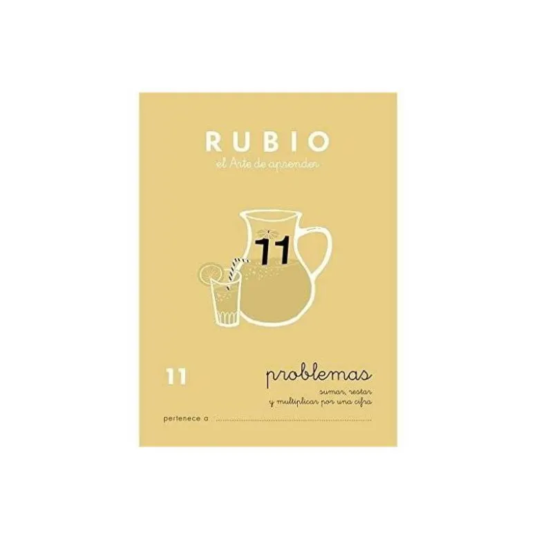 Cuaderno Rubio Problemas nº 11 Sumar, restar y multiplicar por una cifra