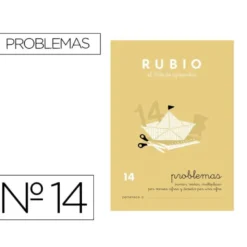 Cuaderno Rubio Problemas nº 14 Sumar, restar, multiplicar por varias cifras y dividir por una cifra
