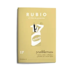 Cuaderno Rubio Problemas nº 17 Sumar, restar, multiplicar y dividir por varias cifras