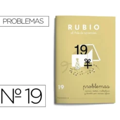 Cuaderno Rubio Problemas nº 19 Sumar, restar, multiplicar y dividir por varias cifras