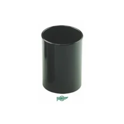 CUBILETE PORTALAPICES FAIBO PLASTICO RECICLADO COLOR NEGRO 78 MM DIAMETRO X 100 MM ALTO