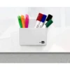 CUBILETE PORTALAPICES LIDERPAPEL BLANCO OPACO PLASTICO MAGNETICO 125X75X40 MM