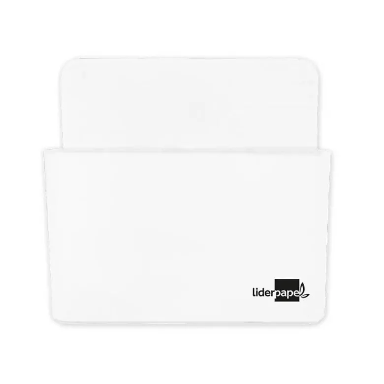 CUBILETE PORTALAPICES LIDERPAPEL BLANCO OPACO PLASTICO MAGNETICO 125X75X40 MM