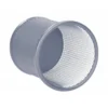 Cubilete portalapices marca Q-Connect plata rejilla