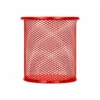 Cubilete portalapices marca Q-Connect rojo rejilla