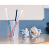 CUBILETE PORTALAPICES Q-CONNECT TRANSPARENTE PLASTICO DIAMETRO 75 MM ALTO 100 MM