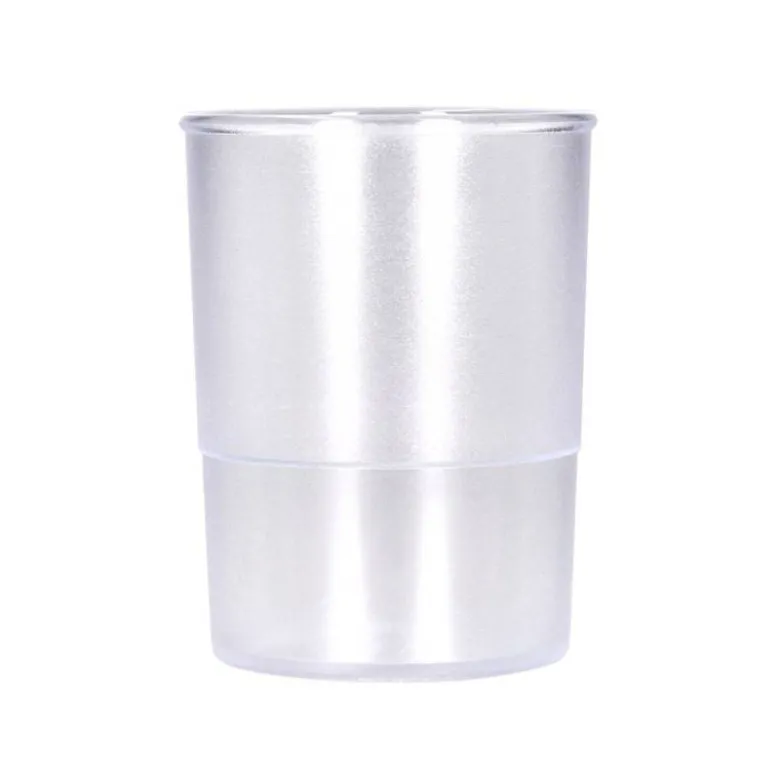 CUBILETE PORTALAPICES Q-CONNECT TRANSPARENTE PLASTICO DIAMETRO 75 MM ALTO 100 MM