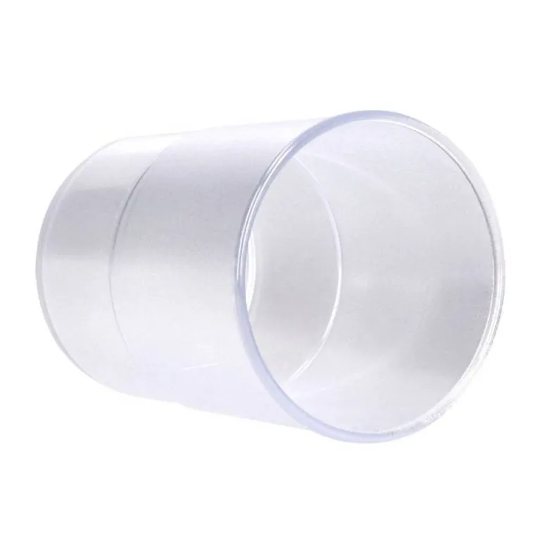 CUBILETE PORTALAPICES Q-CONNECT TRANSPARENTE PLASTICO DIAMETRO 75 MM ALTO 100 MM