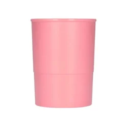 CUBILETE PORTALAPICES Q-CONNECT ROSA PASTEL OPACO PLASTICO DIAMETRO 75 MM ALTO 100 MM
