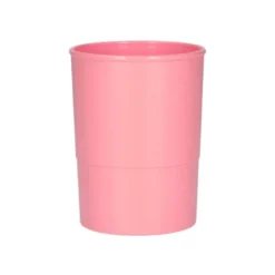 CUBILETE PORTALAPICES Q-CONNECT ROSA PASTEL OPACO PLASTICO DIAMETRO 75 MM ALTO 100 MM