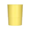 CUBILETE PORTALAPICES Q-CONNECT AMARILLO PASTEL OPACO PLASTICO DIAMETRO 75 MM ALTO 100 MM