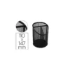 CUBILETE PORTALAPICES Q-CONNECT METAL REJILLA NEGRO CON 3 COMPARTIMIENTOS DIAMETRO 110 ALTURA 147 MM